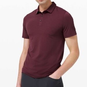 Lululemon CASIS CSSI Maroon Evolution Polo Shirt M